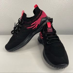 Akk Athletic Walking Shoes Black/Pink Women’s EUR 41 (US 10.5) NWOT